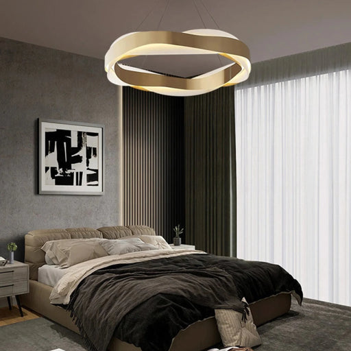 MIRODEMI® Arlon | Creative Round Gold Chandelier for Living Room