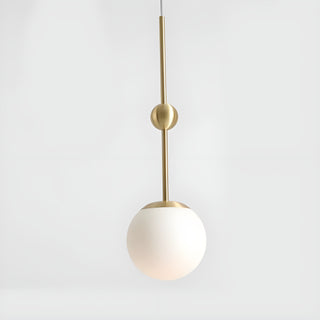 Modern Ball-Shaped LED Metal and Glass White Ceiling Lamp from Mirodemi for Home Interior