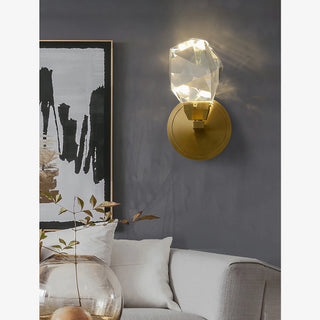 MIRODEMI® Getafe | Diamond Design Crystal Led Wall Sconce | wall light | wall lamp