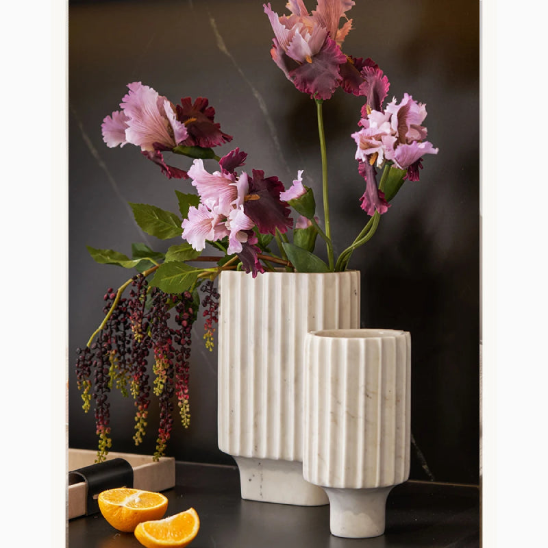 Modern Marble Flower Vase For Minimalistic Homes | Mirodemi
