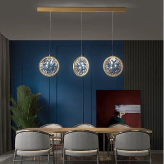 MIRODEMI® Zeddiani | Gold Rings Led Crystal Lights for Bedroom