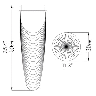 Golfe-Juan | Stunning Large Crystal Ceiling Chandelier from Mirodemi