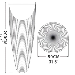 Golfe-Juan | Stunning Large Crystal Ceiling Chandelier from Mirodemi