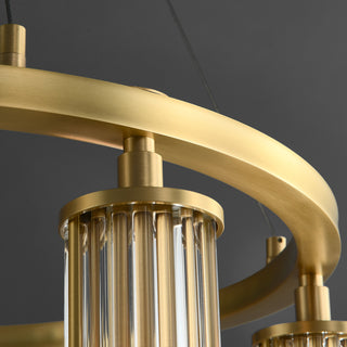 Modern Halo Elegance Ring Chandelier