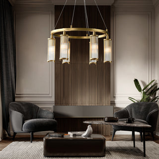 Modern Halo Elegance Ring Chandelier