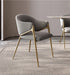Light Luxury Postmodern Minimalist Dining Chair Grey