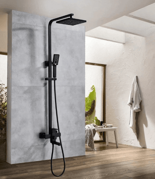 luxury shower columns | modern bathroom design | luxurious shower experience | shower with thermostatic control | home decor