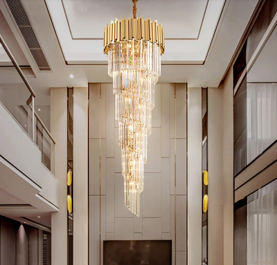 Modern Chandeliers for Palace Staircases. Part 1