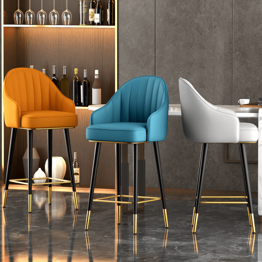 luxury furniture | interior design | bar stools | elegant stools | elegant chairs | chair with backrest | perfect chair