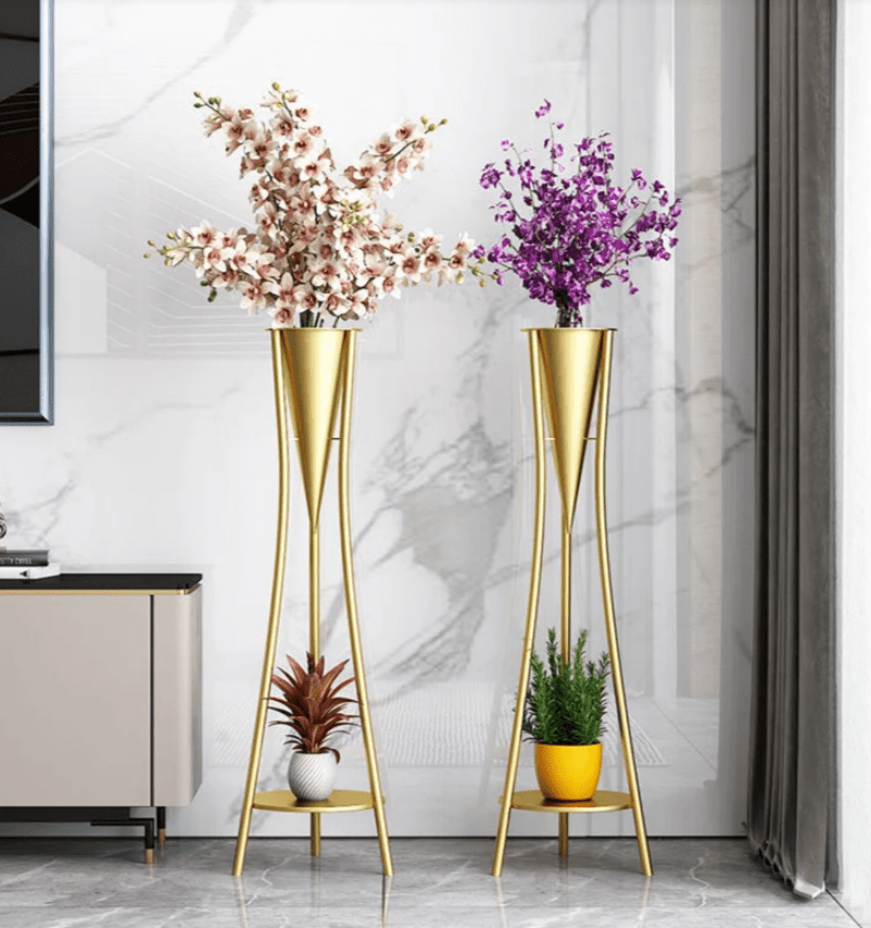 Natural Glamour: Elevating Interiors with Artful Plant Stands