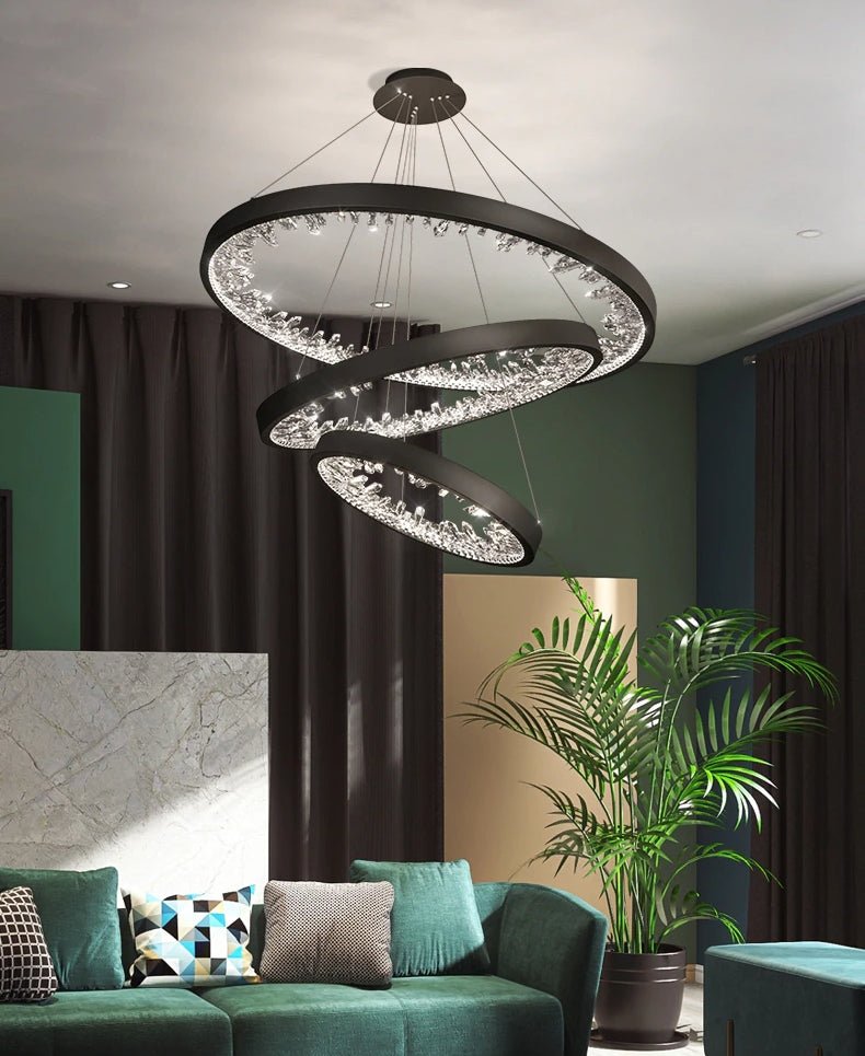 LED Ring chandelier - fashion trend