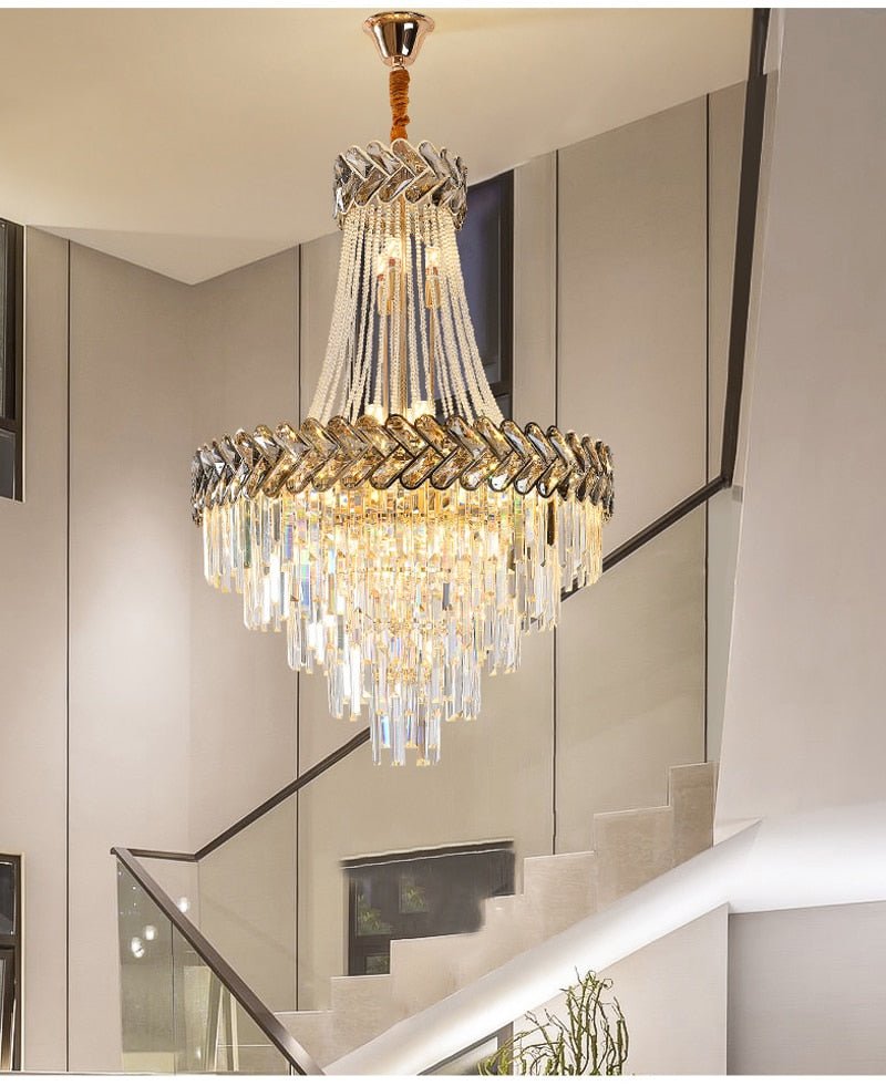 luxury lighting | creative chandeliers | unique chandeliers | hanging lamps | staircase lamps | glass ball chandeliers