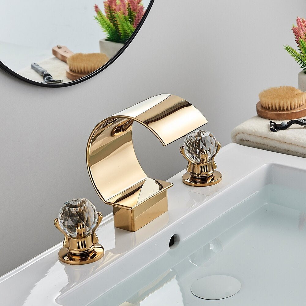 luxury faucets | luxury sinks | unique faucets | swan faucets | luxury bathroom faucets | waterfall faucets | luxury bathroom