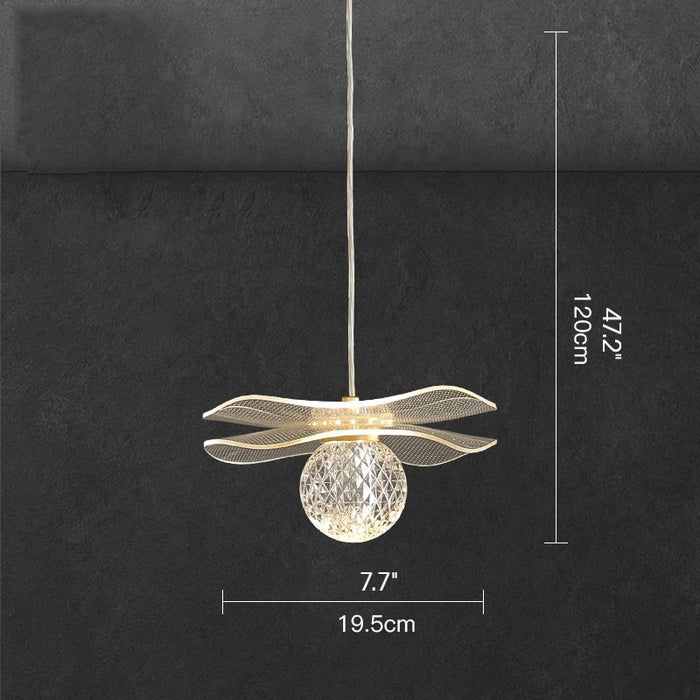 MIRODEMI® Modern Luxury LED Crystal Ball Lamp for Restaurant, Stairs, Bedroom