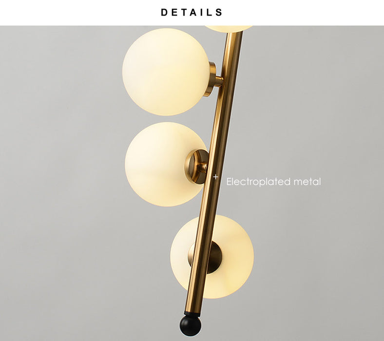 MIRODEMI® Castillon | Creative Spiral Glass Balls Chandelier