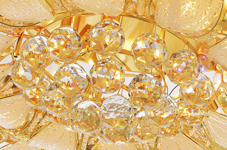 MIRODEMI® Luxury Modern Crystal LED Chandelier for Living Room, Bedroom, Study