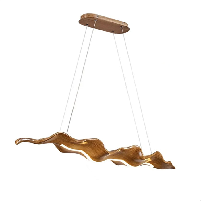 MIRODEMI® Albidona | Creative Gold Leaf-Shaped Pendant LED Chandelier