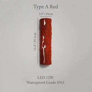 Outdoor wall light with LED, IP65 waterproof for outdoor spaces