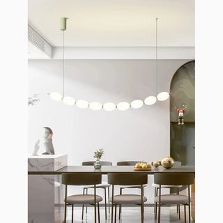 Pearl-Inspired LED Pendant Chandelier with Modern Touch