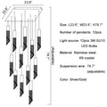 Monterosso | Hanging Crystal Light Fixture