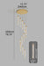MIRODEMI® Villa Staircase Gold Crystal Pendant Light 12 lights / Warm light