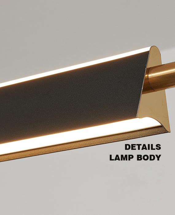 MIRODEMI® Rimplas | Retro-Styled Led Pendant Light with Long Bar Shape