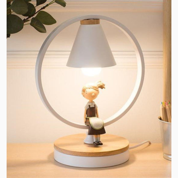 Le Brassus | Creative LED Night Light Fixture with a Figurine