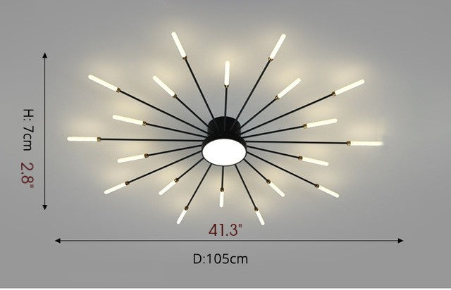 MIRODEMI® Luxury LED Ceiling Light for Bedroom, Hall, Living Room, Study