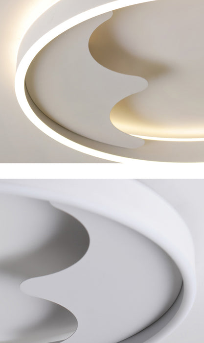 MIRODEMI® Modern LED Chandelier in the Shape of Ring for Bedroom, Living Room