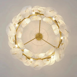 MIRODEMI® Alì | Luxury Chandelier with a Grand Flower-Shaped Glass Design