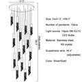 Monterosso | Hanging Crystal Light Fixture