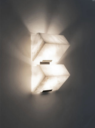 Marble LED wall lamp in 12.2-inch height option