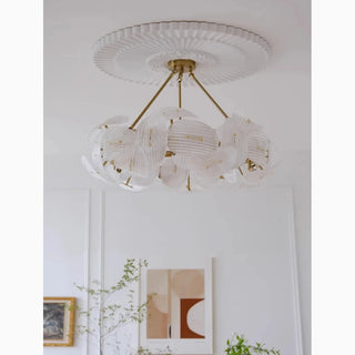 MIRODEMI® Alì | Unique Flower-Inspired Luxury Chandelier in Glass for Modern Homes