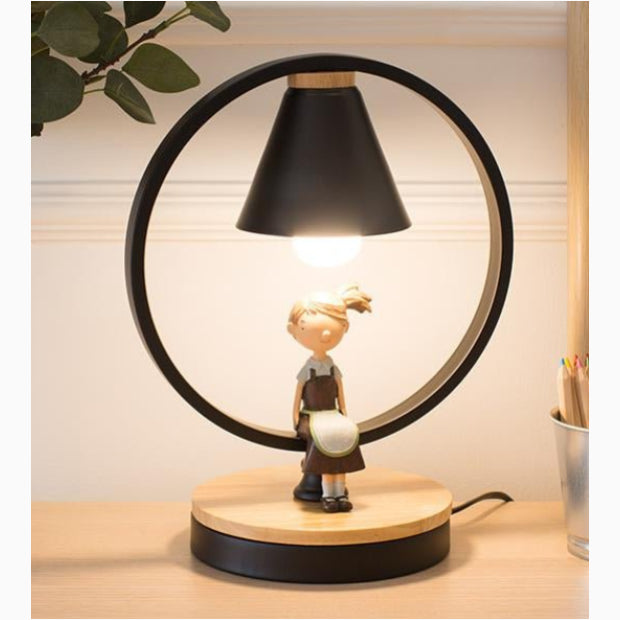 Le Brassus | Creative LED Night Light Fixture with a Figurine