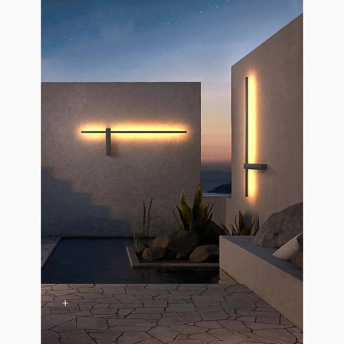 MIRODEMI® Alleghe | Stylish Minimalistic Outdoor/Indoor Waterproof Wall Sconce
