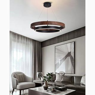 MIRODEMI® Sion | Contemporary Aluminium Drum Chandelier for Minimalistic Interiors