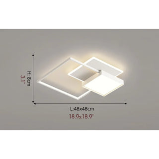 Hasselt | Modern Geometric LED Ceiling Light