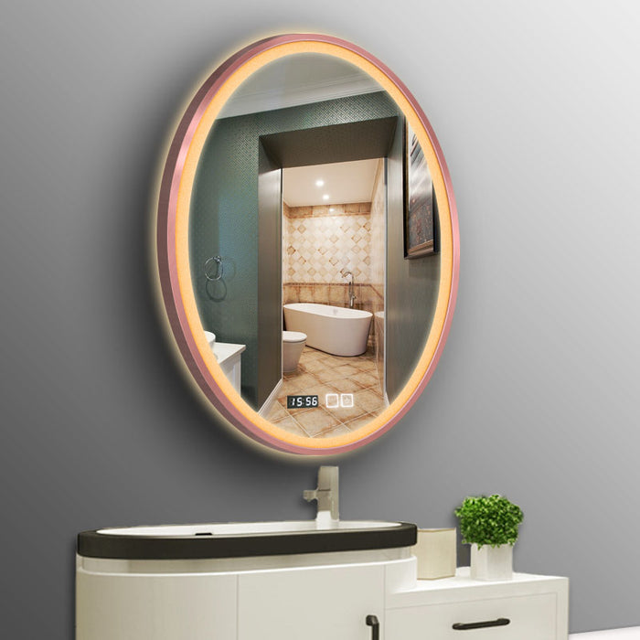 Luxury Oval Makeup LED Mirror for Dressing Room, Bathroom