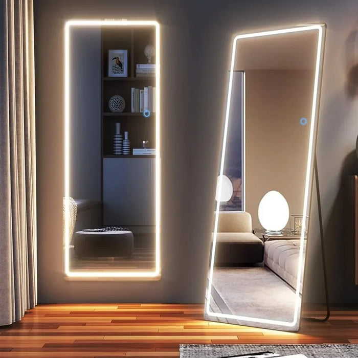 Full-Length Light-Up Free Standing Floor Mirror