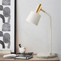 MIRODEMI® Modern Marble Base LED Table Lamp for Bedroom, Living Room, Study image | luxury lighting | marble table lamps