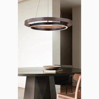 MIRODEMI® Sion | Sleek Modern Aluminium Drum Pendant Light for Stylish Spaces