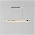 MIRODEMI® Cagno | Stainless Steel Dining Room Chandelier with Creative Crystal Pendants