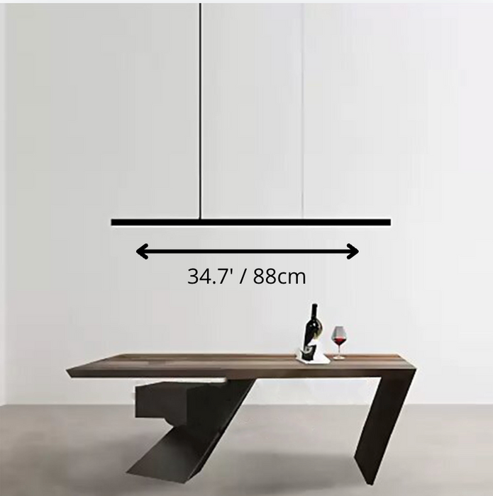 Romont | Simple Stylish Minimalistic Black Chandelier