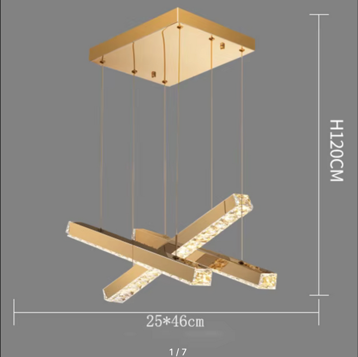 Stainless Steel Pendant Chandelier for Modern Space