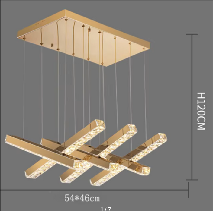 Stainless Steel Pendant Chandelier for Modern Space