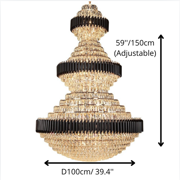 Arenzano | Grand Luxurious Multi-level Crystal Chandelier