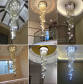 Villeneuve-Loubet Cascade | Smoke Gray Modern Crystal Chandelier