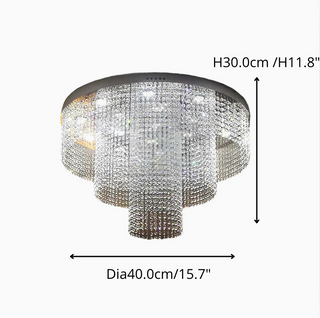 Accumoli | Modern Crystal LED Ceiling Lamp