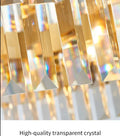 Innichen | Luxury Crystal LED Chandelier of Stainless Steel for Living Room