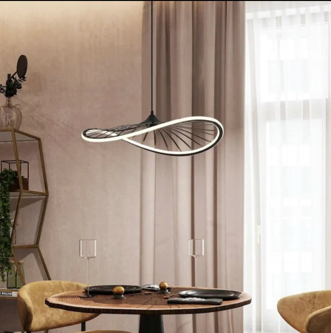 Isca sullo Ionio | Elegant Hat-Shaped Led Pendant Lamp